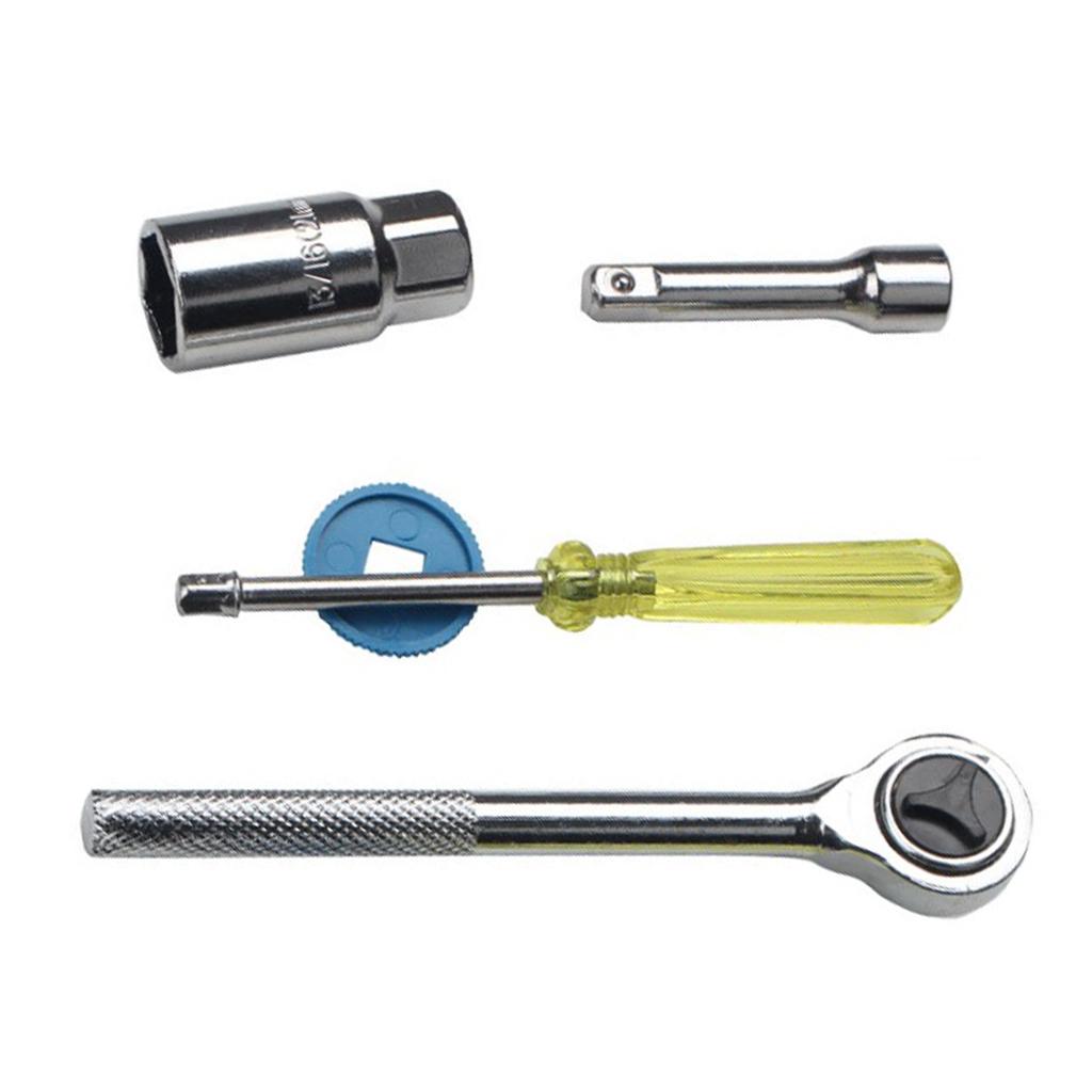 40 stk stasjonsnøkkelsett SAE metriske størrelser Multifunksjon bærbar for bilreparasjon i husholdninger