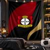 Wall Hanging Tapestry Bayer Leverkusen Football Print Cloth for Living Room Bedroom Home Decor