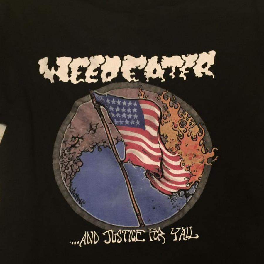 Weedeater band VTG черная футболка S-5XL короткий рукав 2F219 Унисекс футболка S