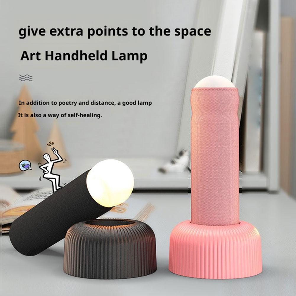 LED Night Light Creative Handheld Rechargeable Atmosphere Desk Lamp Bedroom Bedside Sleep Light Decoration Birthday Gift NEW