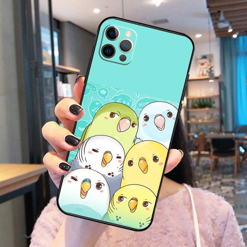 Tlustí Korely Papoušci Pouzdro Na Telefon Pro iPhone 14 Pro Max XS X XR Kryt Pro iPhone 13 12 Mini 11 Pro Max 7 8 Plus