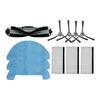 1 Set For Venga For VG Rvc 3000 And  For VG Rvc 3000 BS Side Rolling Brush Mop Cloths Filter Vacuum Cleaner Spare To Replace