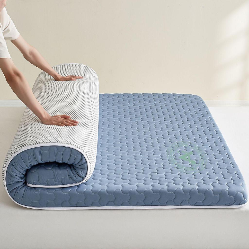 Latex Sponge Mattress for Home, Dorm, or Rental – Single or Double, Thick and Soft Tatami Style
