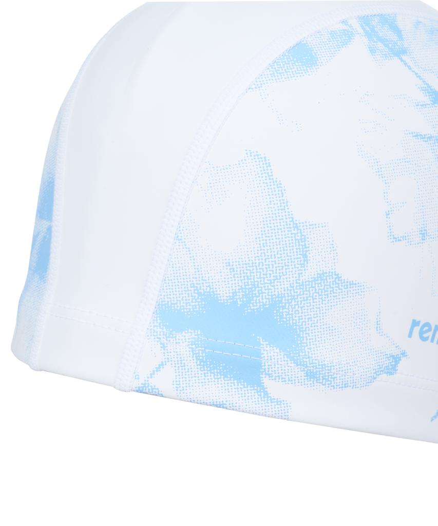 Lenomasuyeongbog Adult Flower Dot Graphic Pu Swim Cap White Ro-Rc2F711-Wh