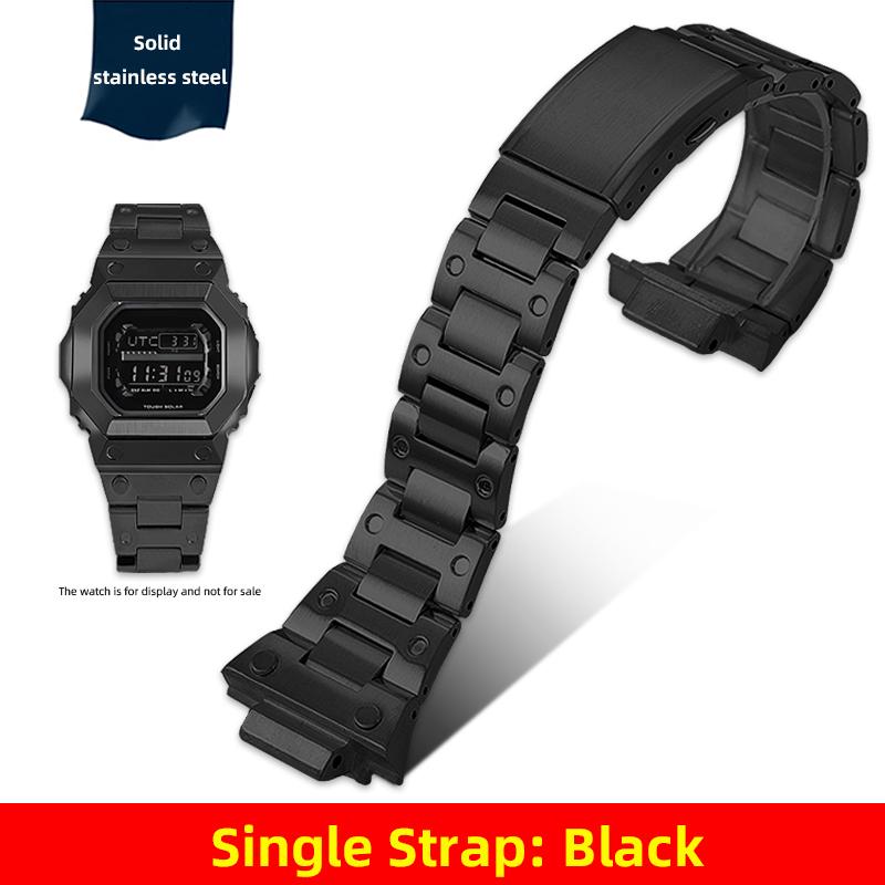 GX-56 Watch Mod Kit Metal Case Bracelet for Casio Giant G Square GXW-56BB GX-56BB/RC Stainlesss Steel WachBand Strap Accessories