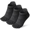 VWELL Coolmax Sizes Men's Five-Toe Socks, Breathable, Ankle-Resistant, Antibacterial, Odor-Resistant, Durable, All-Season Socks, 3-Pair Set, 25-27cm