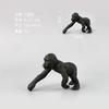 Wild Forest Animal Model Simulation Chimpanzee Family, Static Ornament Doll Toy