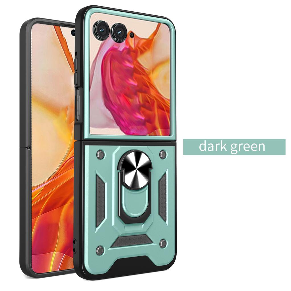 Armor Shockproof Case For Motorola Razr 60 50 40 Ultra Moto Razr+ Plus 2025 2024 2023 Cover With Ring Stand Holder Coque Fundas