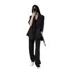 2602 Spring/Autumn Plus Size Women's Suit Jacket & Casual Pants Two-Piece Formal Set