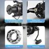8+1BB Spinning Reel 5.7:1 Fishing Reel with Metal Spool Interchangeable Left and Right Handle