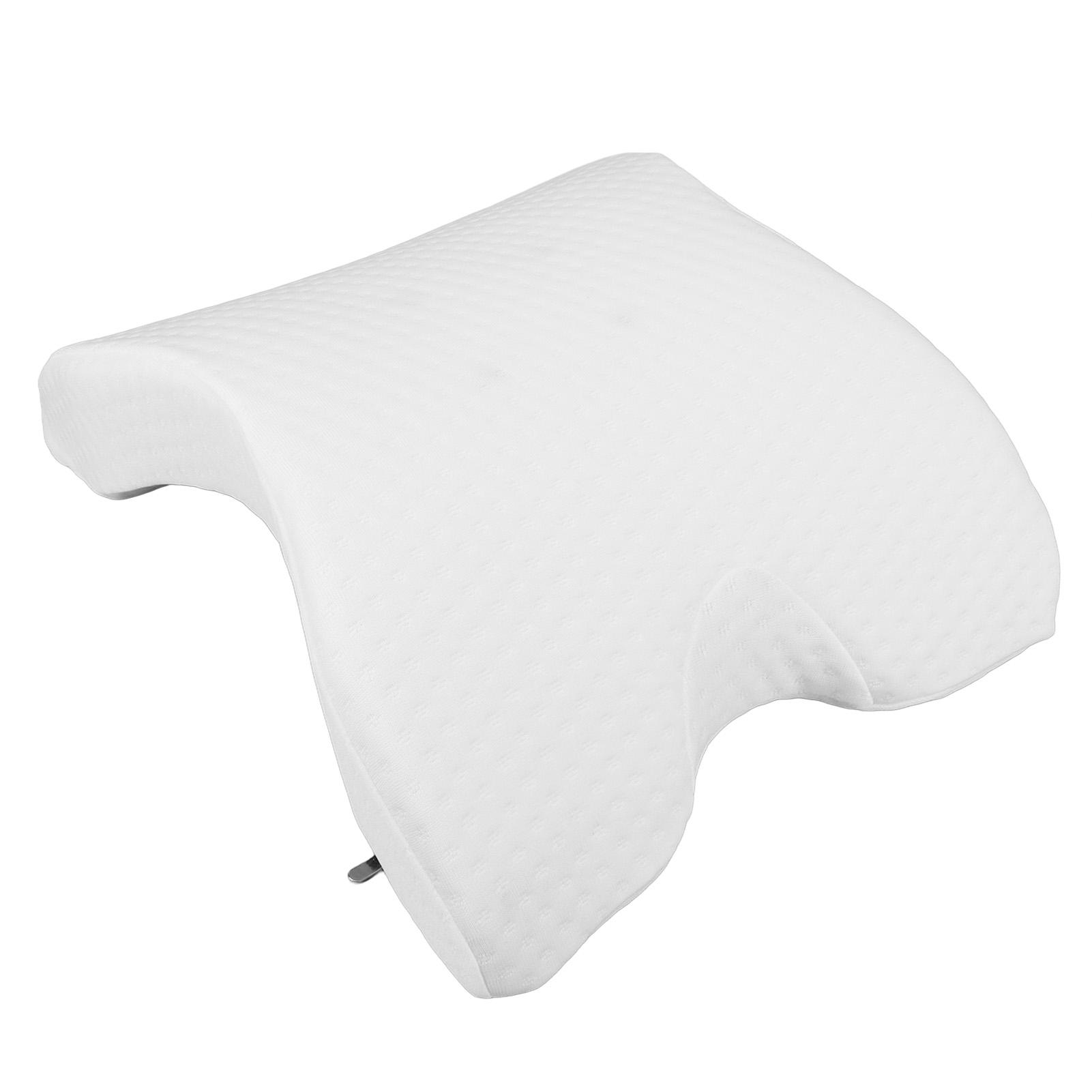 

Arm Pillow Slow Rebound Pressure Memory Foam Arched U Shape White Cuddle Pillow for Travel Sleeping