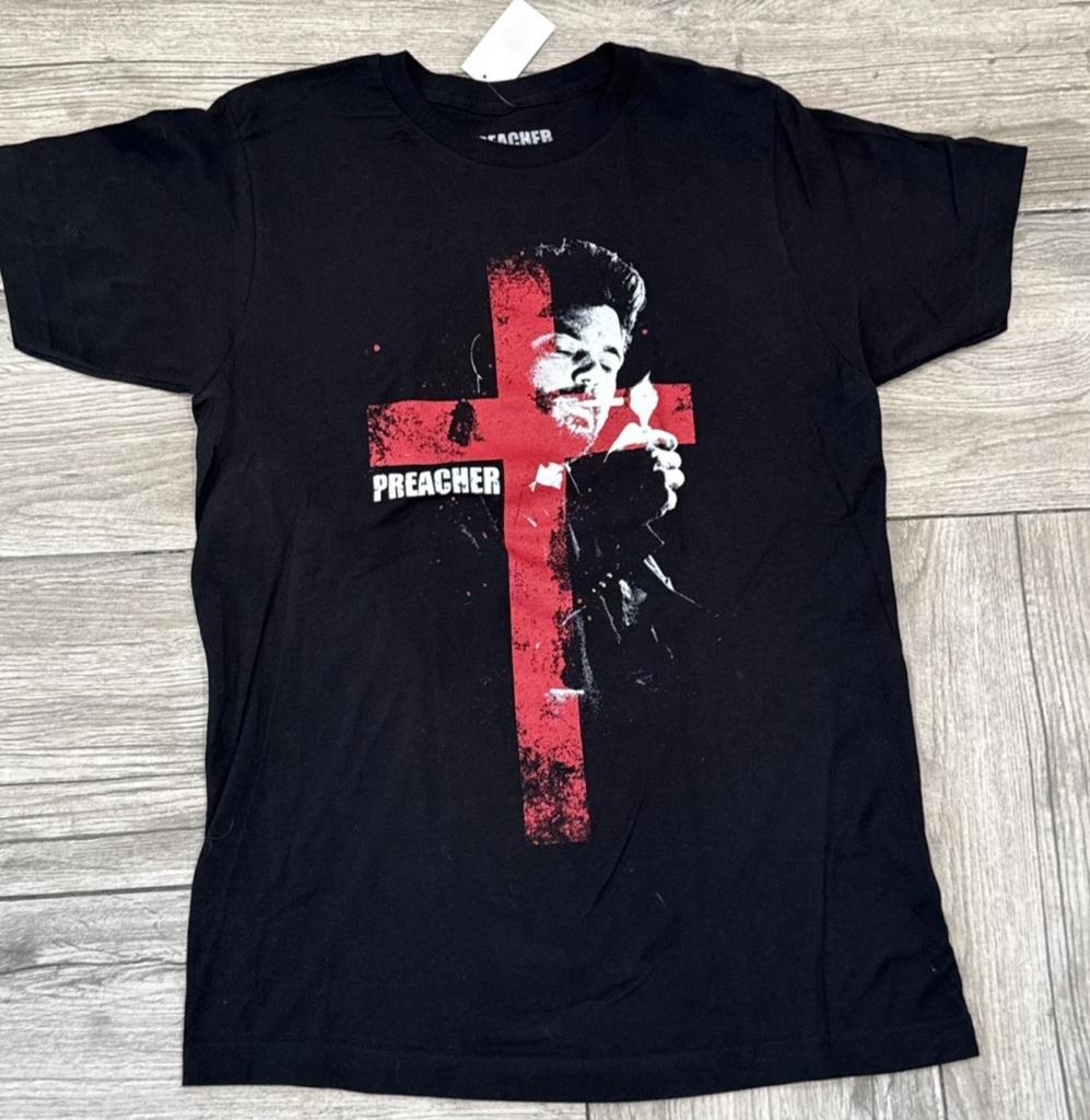 2016 Preacher Jesse Custer Officially Licensed Graphic T-Shirt Size Medium