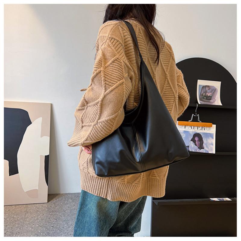 Pu Leather Women Shoulder Bag Fashion Luxury Women'S Shoulder Bag Hobo Bag For Female Commuting Tote Bag