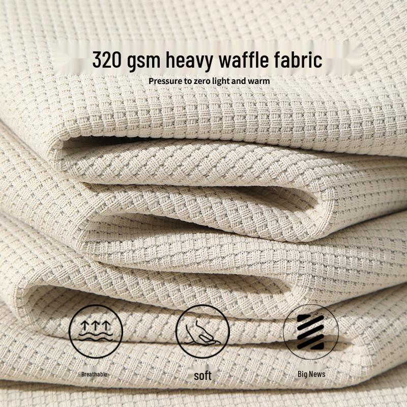 Baleno Men's Waffle Knit Half-Zip Polo Sweatshirt