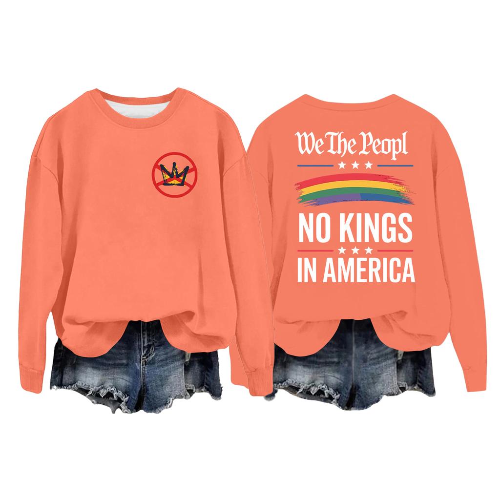 Women's Fashion Casual Long Sleeve Loose Printed Sweatshirt