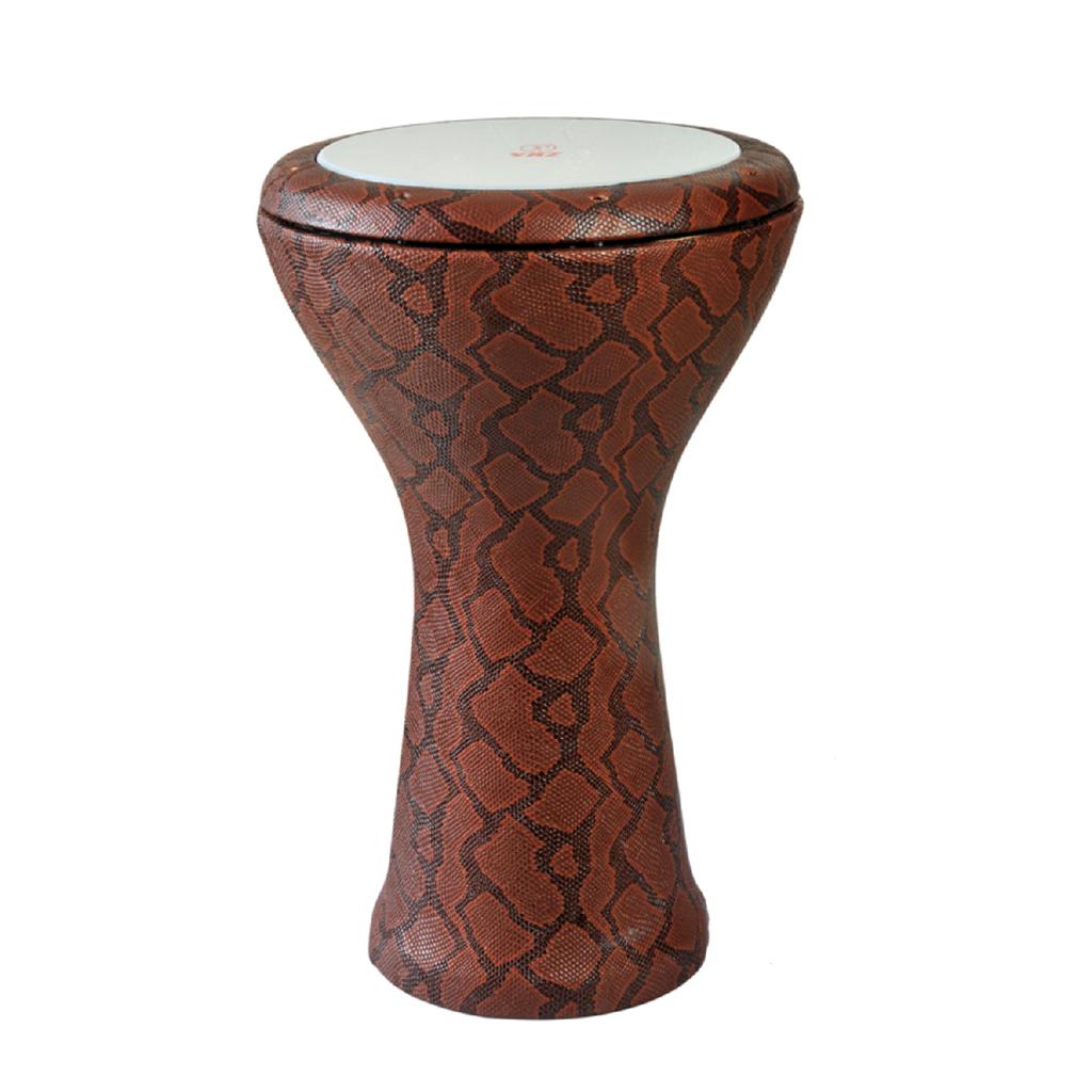 370a-yl Pottery Darbuka Vinlex Brown