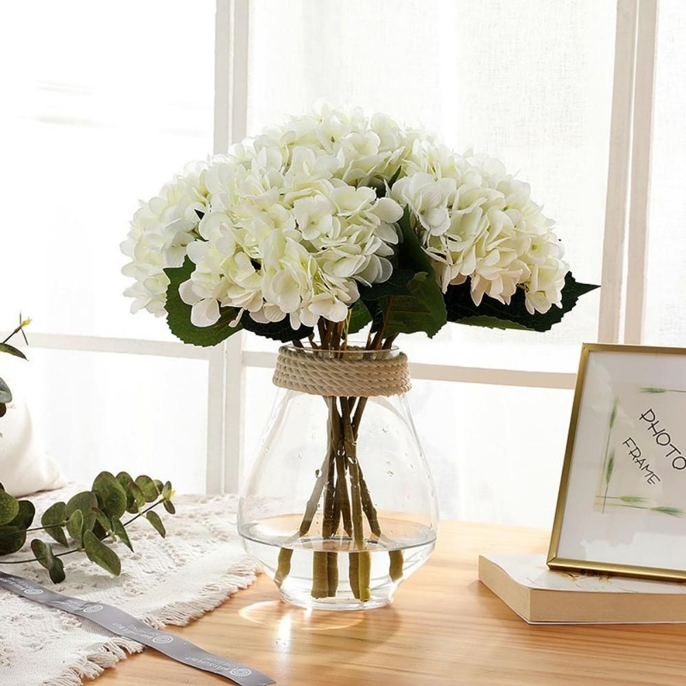 Flowers Arrangement Artificial Hydrangea Long Branches Fake Peony Fake Flower Wedding Decor