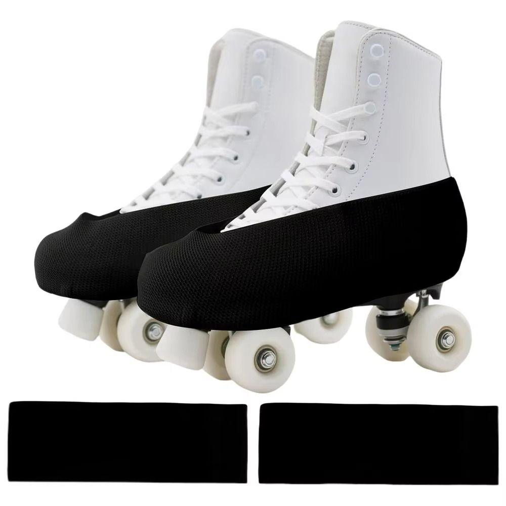 Stretch Fabric Figure Skating Boot Guards Soft Elastic Ice Skate Protective Covers  Teens Training