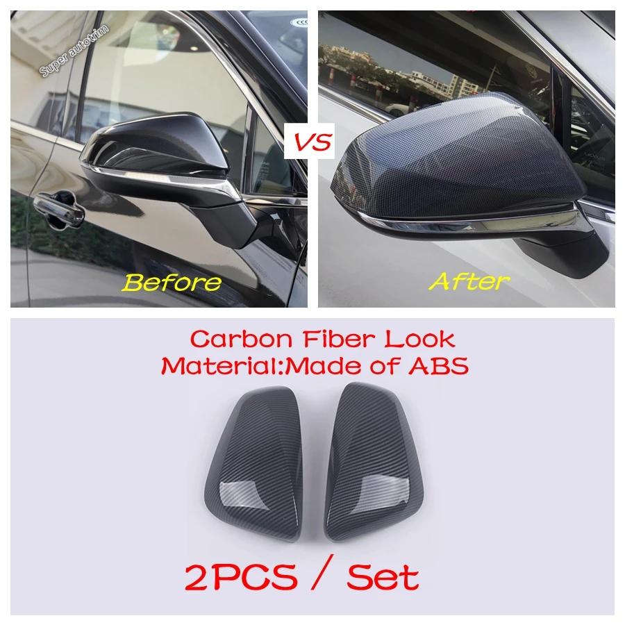 Rearview Mirror Cap Shell Protection Decor Cover Trim For LEXUS NX 260 RX 300 350h 2016 - 2026 Black / Carbon Fiber Accessories