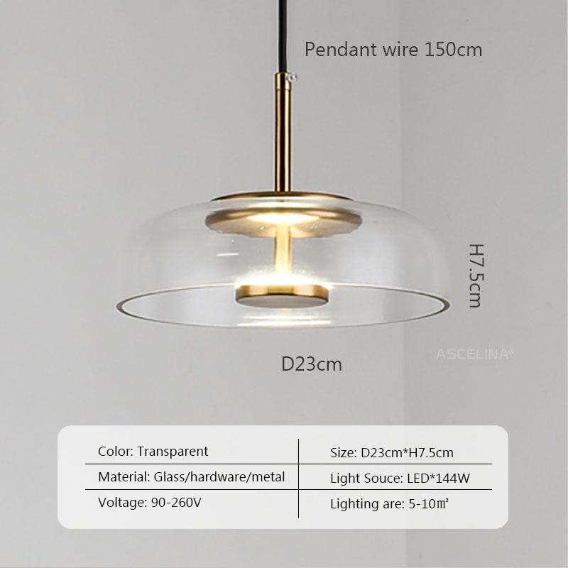 Modern Pendant Lights Nordic LED Glass Hanglamp For Dining Room Bedroom Loft Lamp Bar Decor Luminaire Suspension Light Fixtures