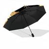 1pc Celestial Harmony Automatic Folding Umbrella, 8-Rib Sturdy Canopy, Portable Travel Umbrella for Outdoor Use