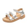 Girls' Sandals Summer New Children's Soft Bottom Anti Slip Princess Shoes Girls' Versatile Sweet Roman Sandals