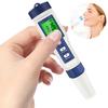 5-in-1 Water Tester Water Quality Tester High Accuracy Digital PH Tester Backlight PH/EC/TDS/Salt/Temp Meter for Drinking Water