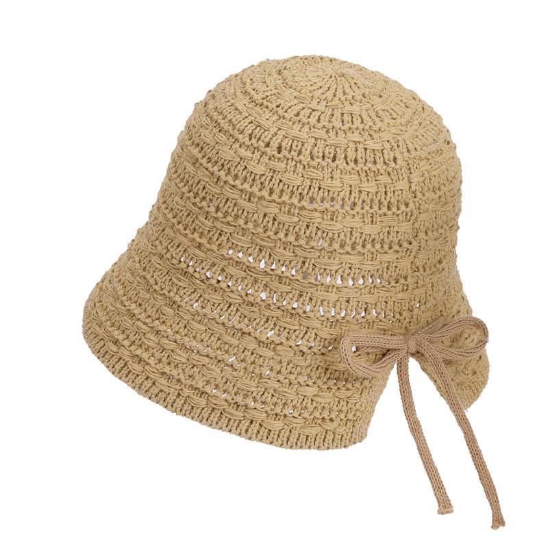 

Summer Straw Hat With Large Brim For Beach Sun Protection And Breathability