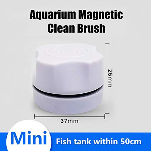 Aquarium Cleaning Magnet Fish Tank Clean Glass Scrubber Tool Double-Sided Algae Moss Removal Suspension Scraper