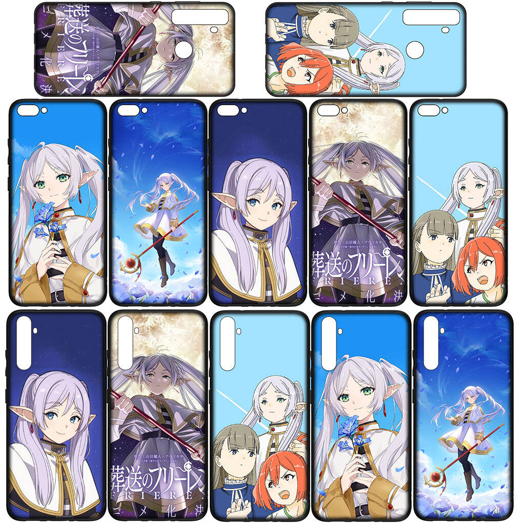 Cover for iPhone 17 16 15 Xiaomi Poco Redmi Note 14 13 12 11 Pro 16e Samsung Galaxy S25 S24 S23 OPPO Huawei Cartoon Frieren Beyond Journey's End Case