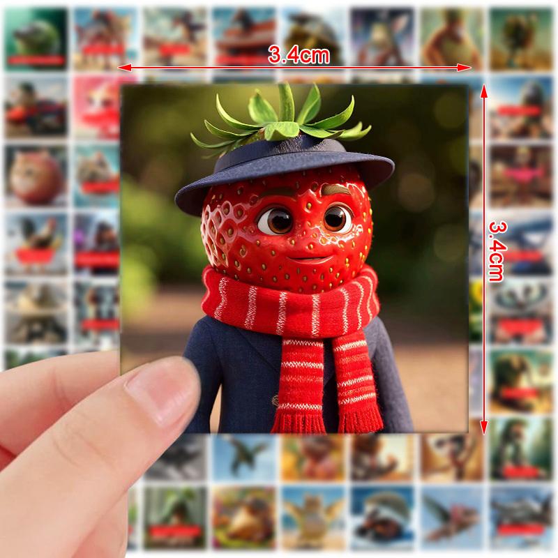 Tung Tung Sahur Italian Brainrot Creative Desktop Decoration Collection Ornaments Funny Stickers Birthday Gift