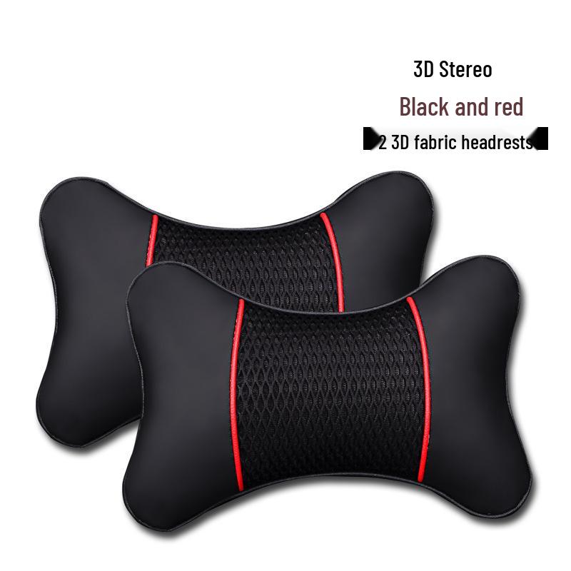 

Подушки для поддержки шеи в автомобиле из ледяного шелка и кожи, пара
