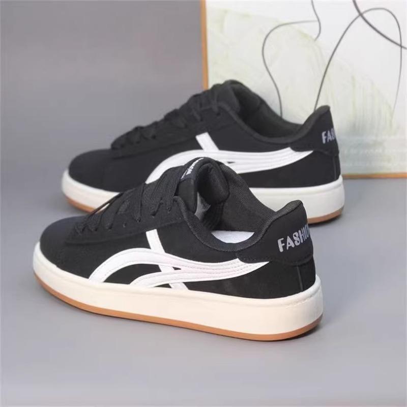 

Men and women couples flat shoes summer new classic versatile black sports and leisure board shoes tide 35