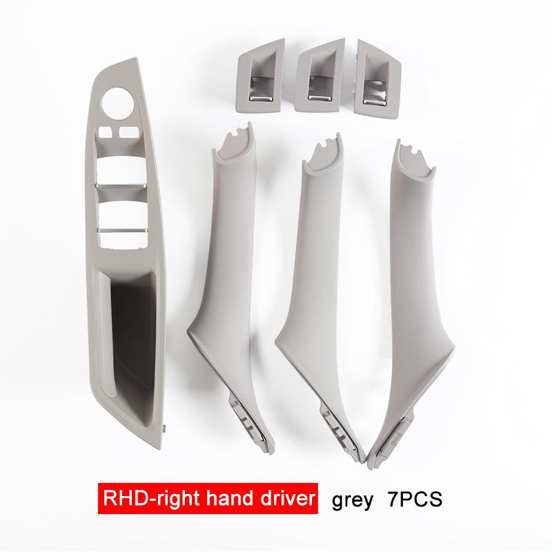 Left Right Hand Drive 7PCS For BMW 5 series F10 F11 520i 523i 525i  Car Interior Replacement Inner Door Handle Panel Pull Trim