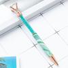 Diamond Ballpoint Pen Metal Ballpoint Pen Black Ink 1.0mm Bullet Tip Write Smoothly Refillable for Student Teacher