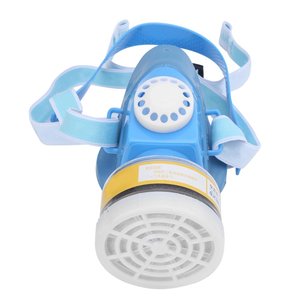 Maschera per la Bocca in Silicone Flessibile per Gas Acidi Vapori Anidride Solforosa Cloro Fosgene Fosforo