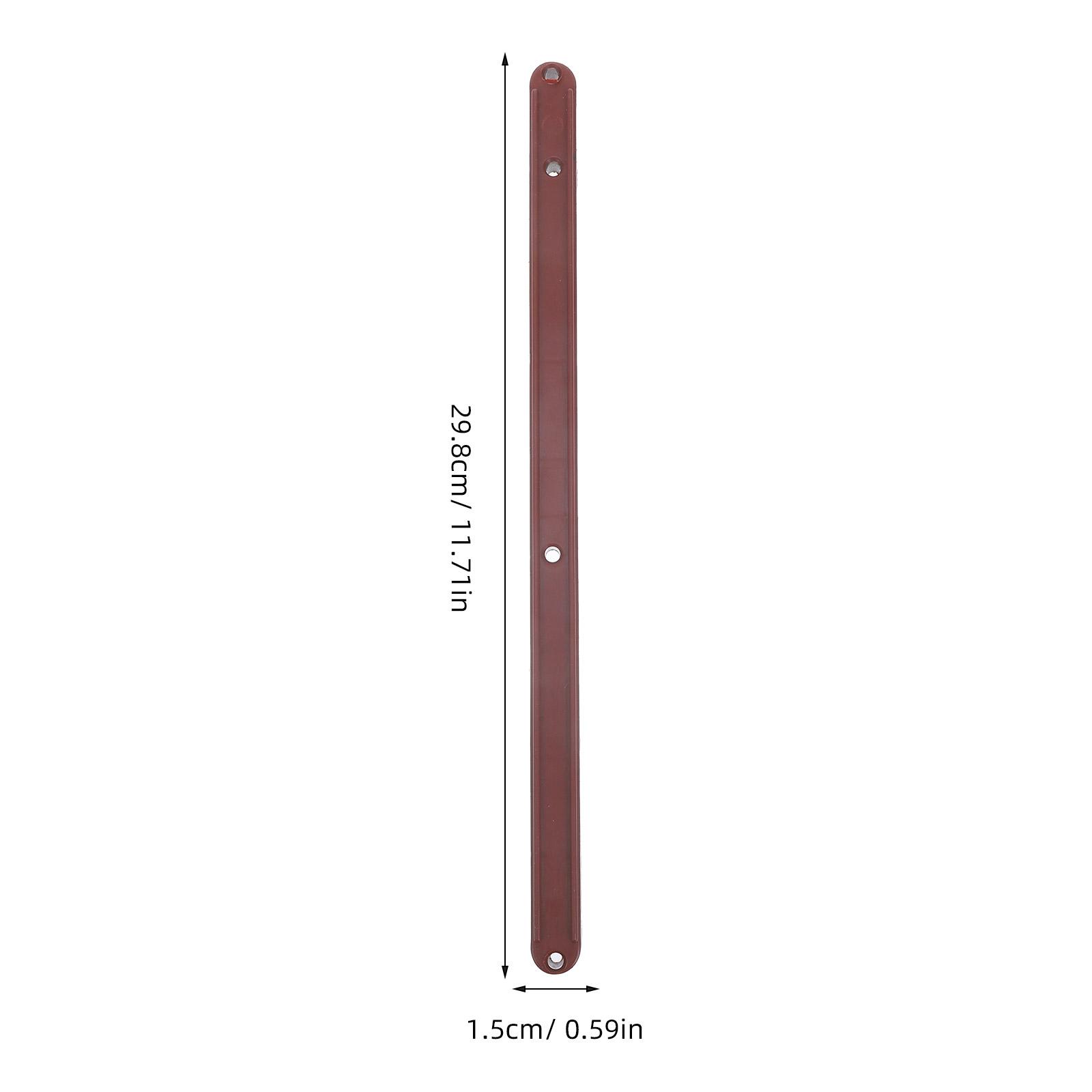 

2Pcs Drawer Slide Rails Heavy Duty Furniture Guide Slide Rails Smooth Silent for Kitchen Cabinets Wardrobe Drawers Replacement коричневий