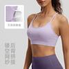Mesh beauty back sports underwear women's running sexy hollow fitness bra shock-proof gathering yoga vest