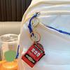 Mini Casino Game Console Keychain Portable Plastic Key Chain Fun Gift for Gamers Multi-Functional Gaming Key Ring