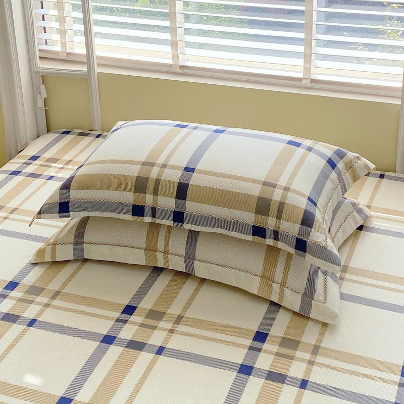 2pcs New Style Small Floral Small Fresh Ins Style Floral Washed Pillowcases One Pair Household Pillowcases