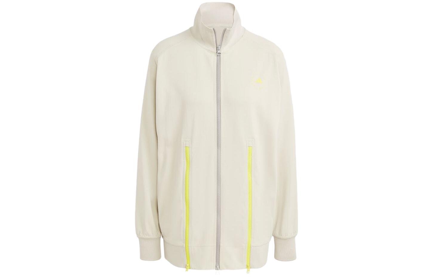 

Adidas Jackets Women s Cream Yellow Stand Collar Moderate Other IJ0601 S