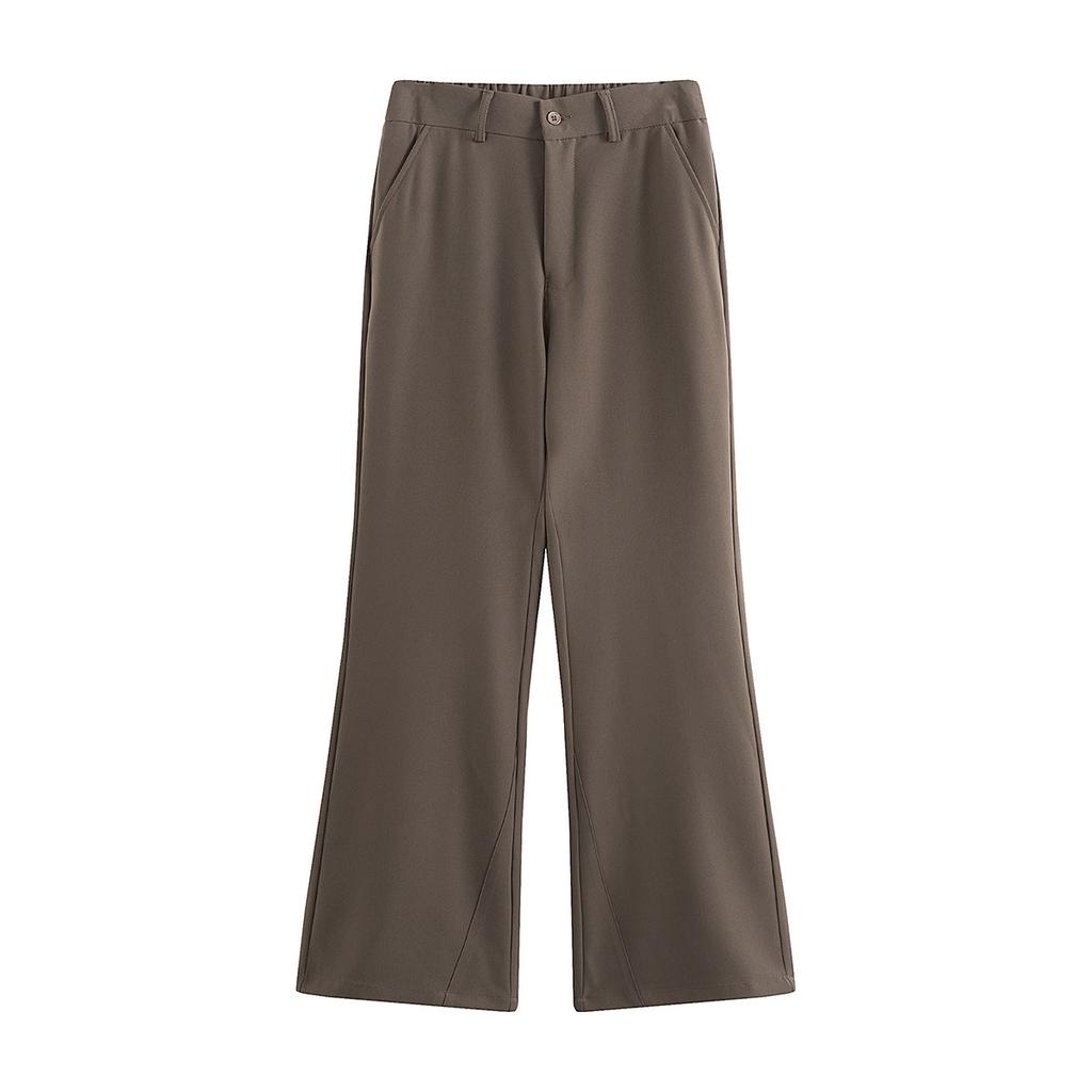 American Trend Ruffian Handsome Wide-leg Slightly Pulled Small Trousers Men's Cleanfit Loose Drape Casual Suit Pants