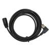 Flexible 5 Pin DIN Male To Female Adapter Cable Plug and Play Right Angle Adapter  Synthesizer