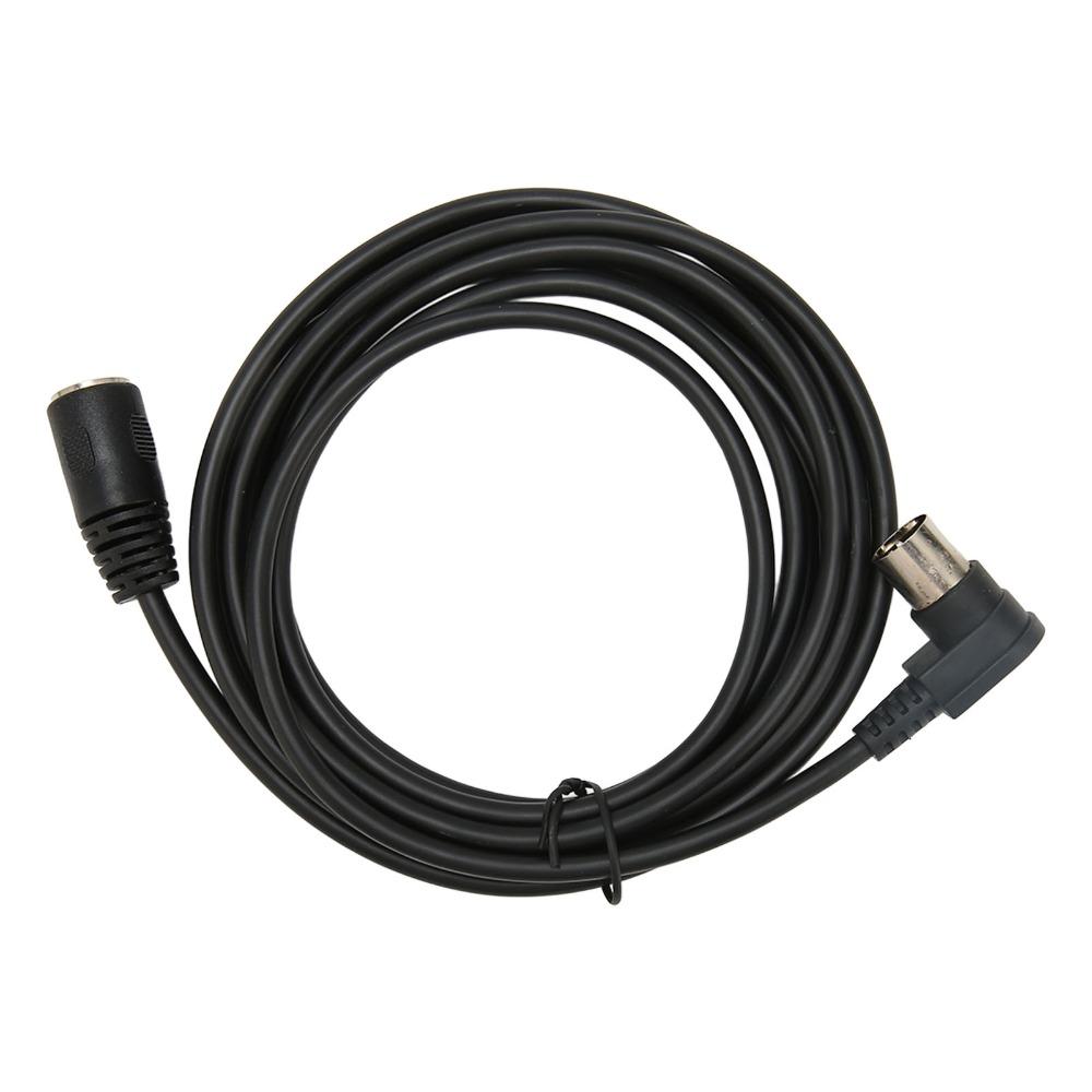Flexible 5 Pin DIN Male To Female Adapter Cable Plug and Play Right Angle Adapter  Synthesizer