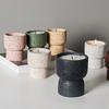 Simple Cement Home Aromatherapy Candle Empty Cup Diy High-value Crafts Indoor Candlestick Modern Home Decoration Ornaments