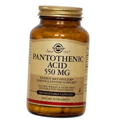 Acide pantothénique, Acide pantothénique 550, 100vegcaps (36313121)