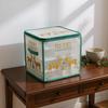 Christmas Ornament Storage Box 64-Grid Seasonal Decorative Ball Organizer Christmas Ornament Keeper with Dividers