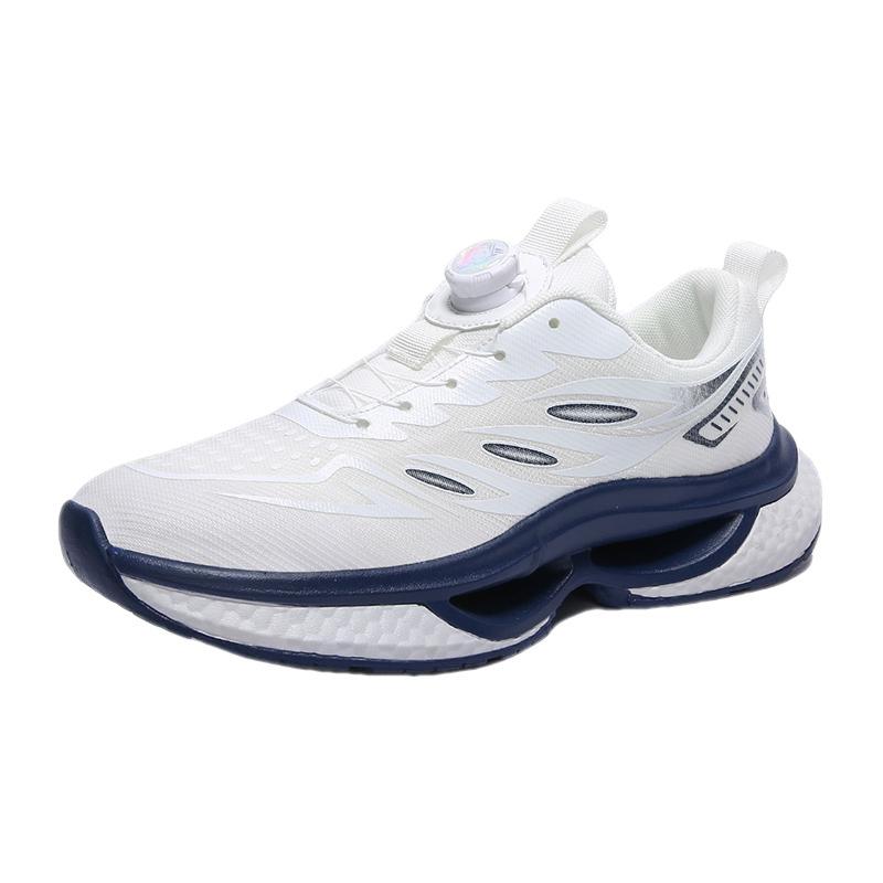 Rotary Buckle Summer Handsome Casual Shoes Breathable Sports Fashion Casual Shoes Men's Sports Shoes Lace-up Mesh Breathable Run