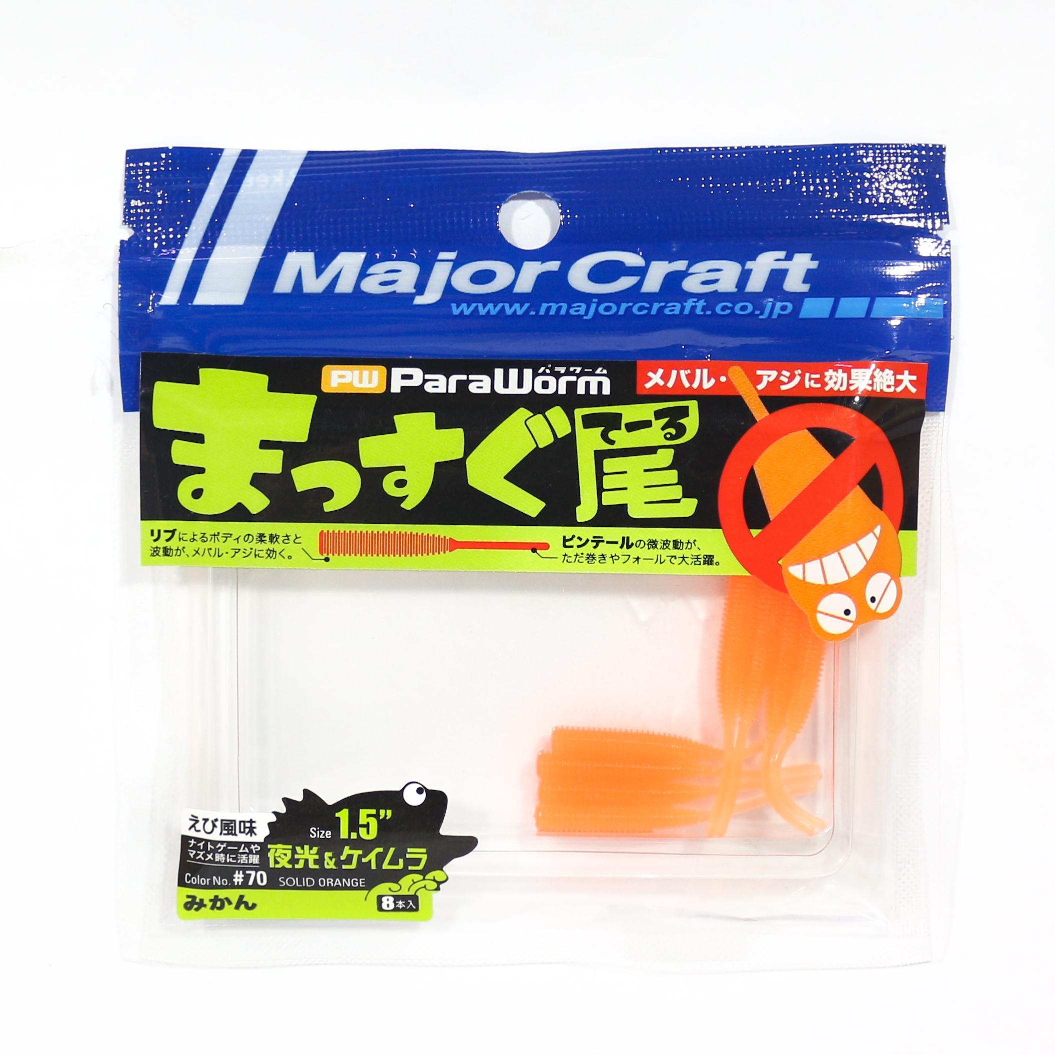 

Мягкая пластиковая приманка Major Craft Paraworm PW-STICK 1,5 дюйма 070 (1602)