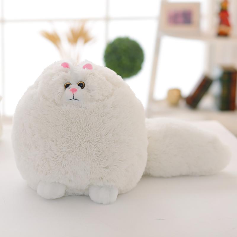 30cm/50cm Dikke Pluizige Katten Pluche Speelgoed Super Zacht Perzische Kat Speelgoed voor Kinderen Schattig Knuffeldier Pluche Poppen Cadeau voor Vriendin 30cm